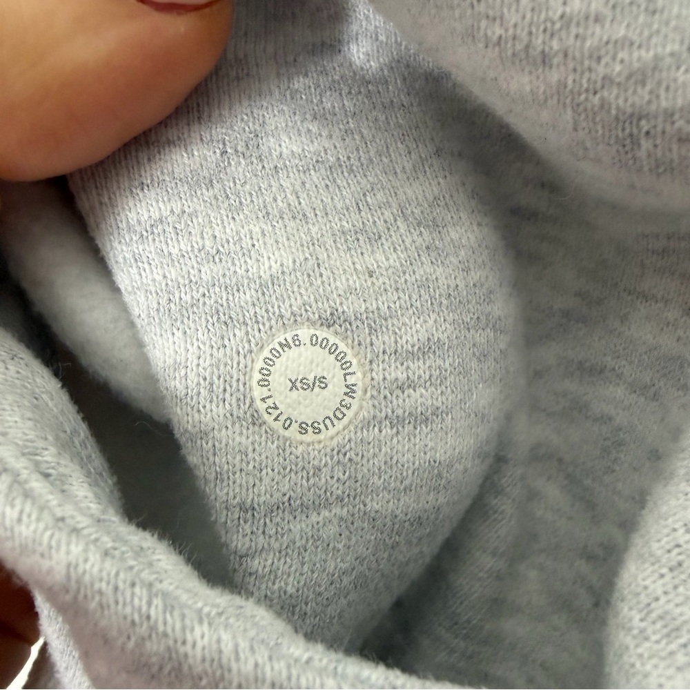 Lululemon Scuba Half Zip Oversized Hoodie Hooded Sweatshirt Gray XS/S *s - Picture 6 of 11